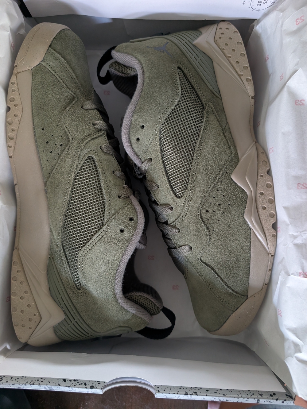 Men's Olive Green Jordan MVP 92